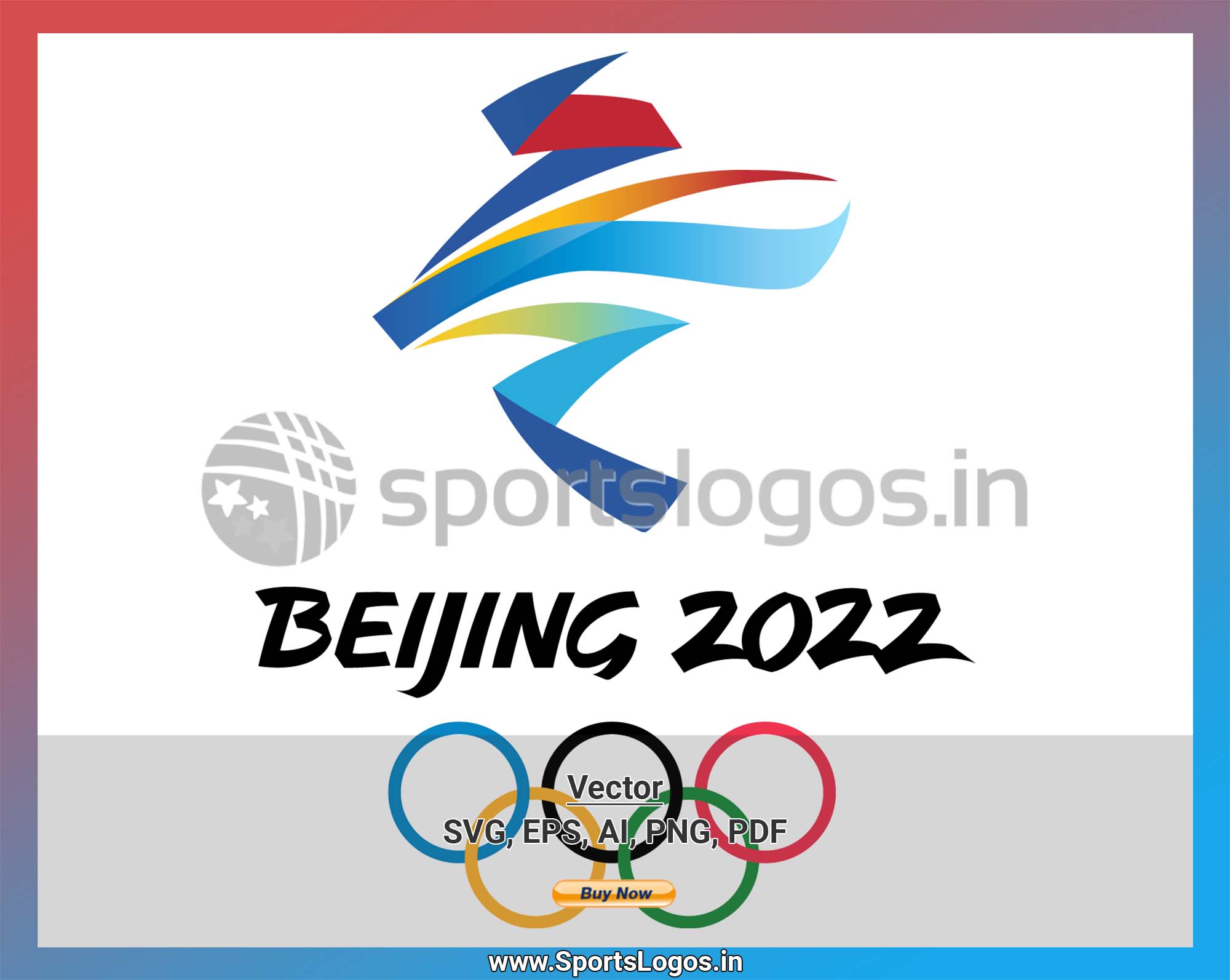  2022  Beijing Olympics Misc Sports Vector SVG Logo  in 5 