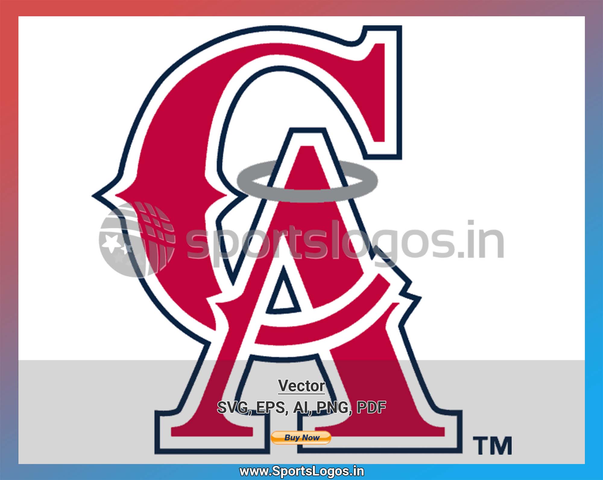California Angels - Baseball Sports Vector SVG Logo in 5 formats