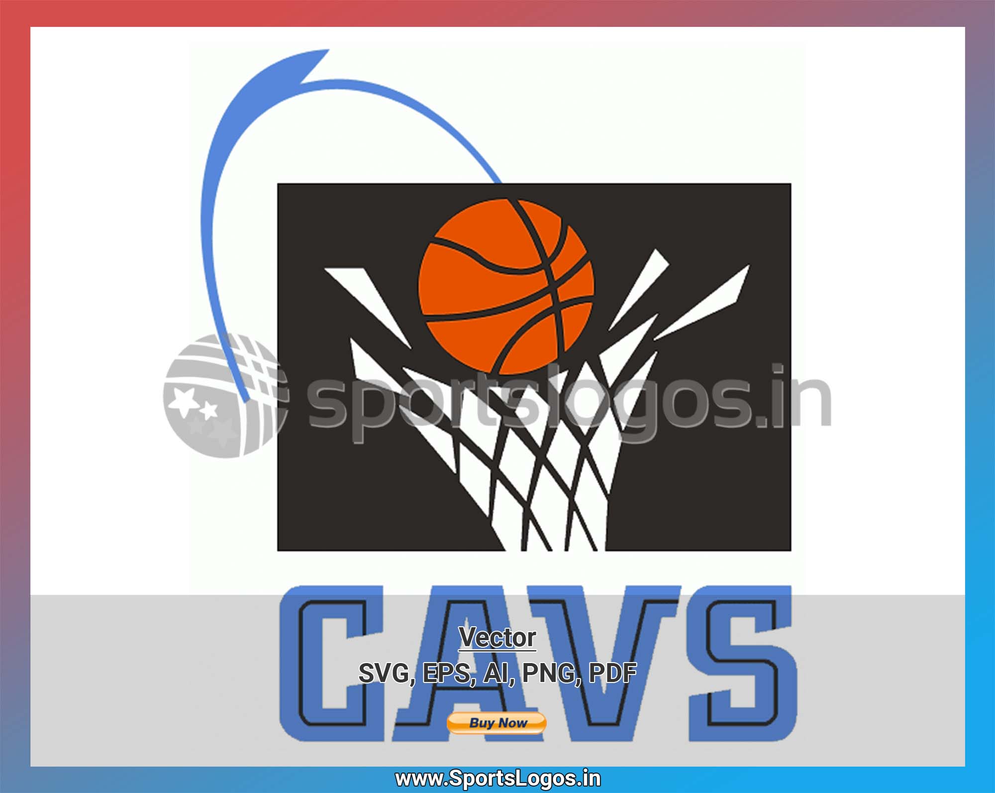 NBA Logo Cleveland Cavaliers, Cleveland Cavaliers SVG, Vector