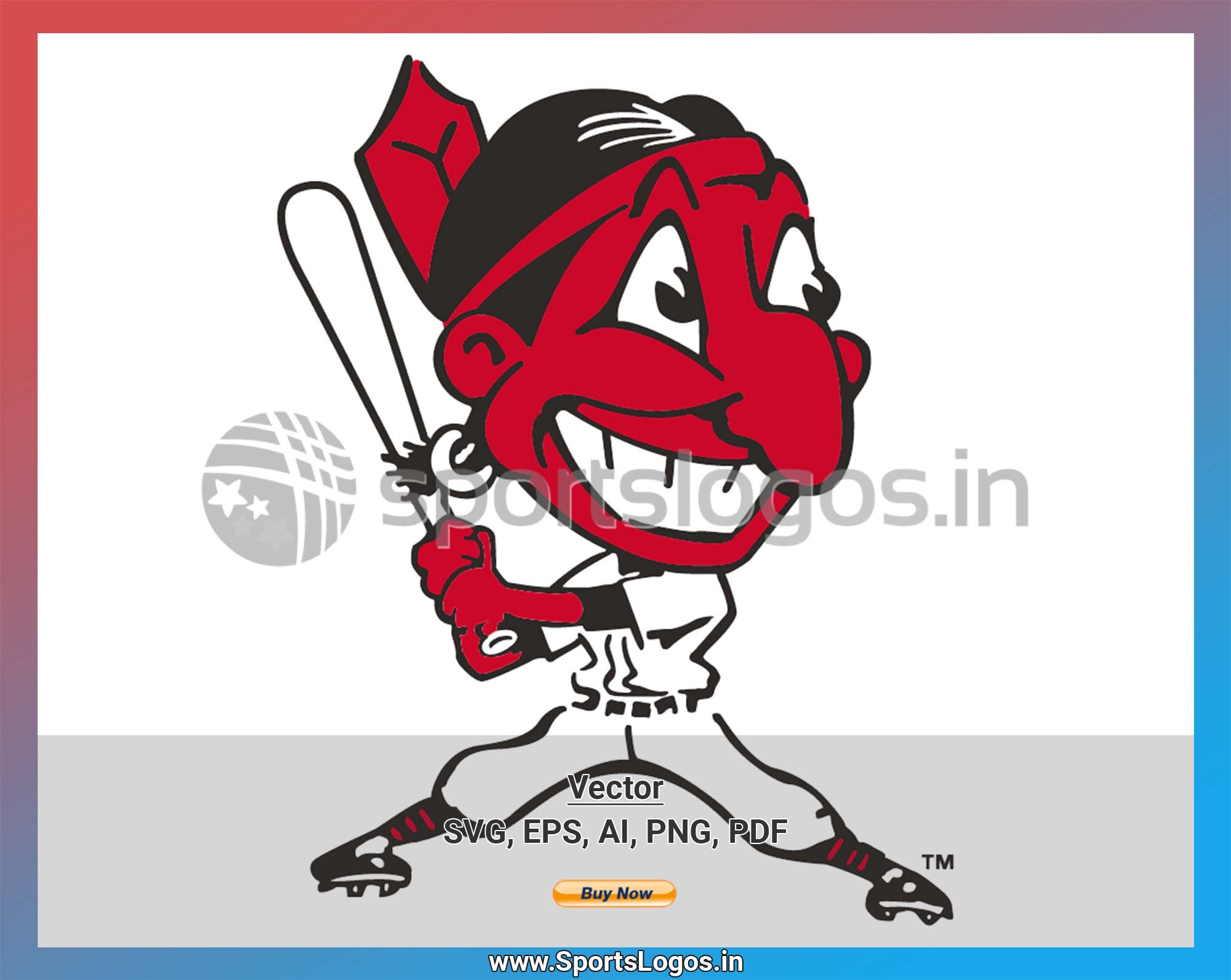 Cleveland Indians - Baseball Sports Vector SVG Logo in 5 formats -  SPLN000929 • Sports Logos - Embroidery & Vector for NFL, NBA, NHL, MLB,  MiLB, and more!