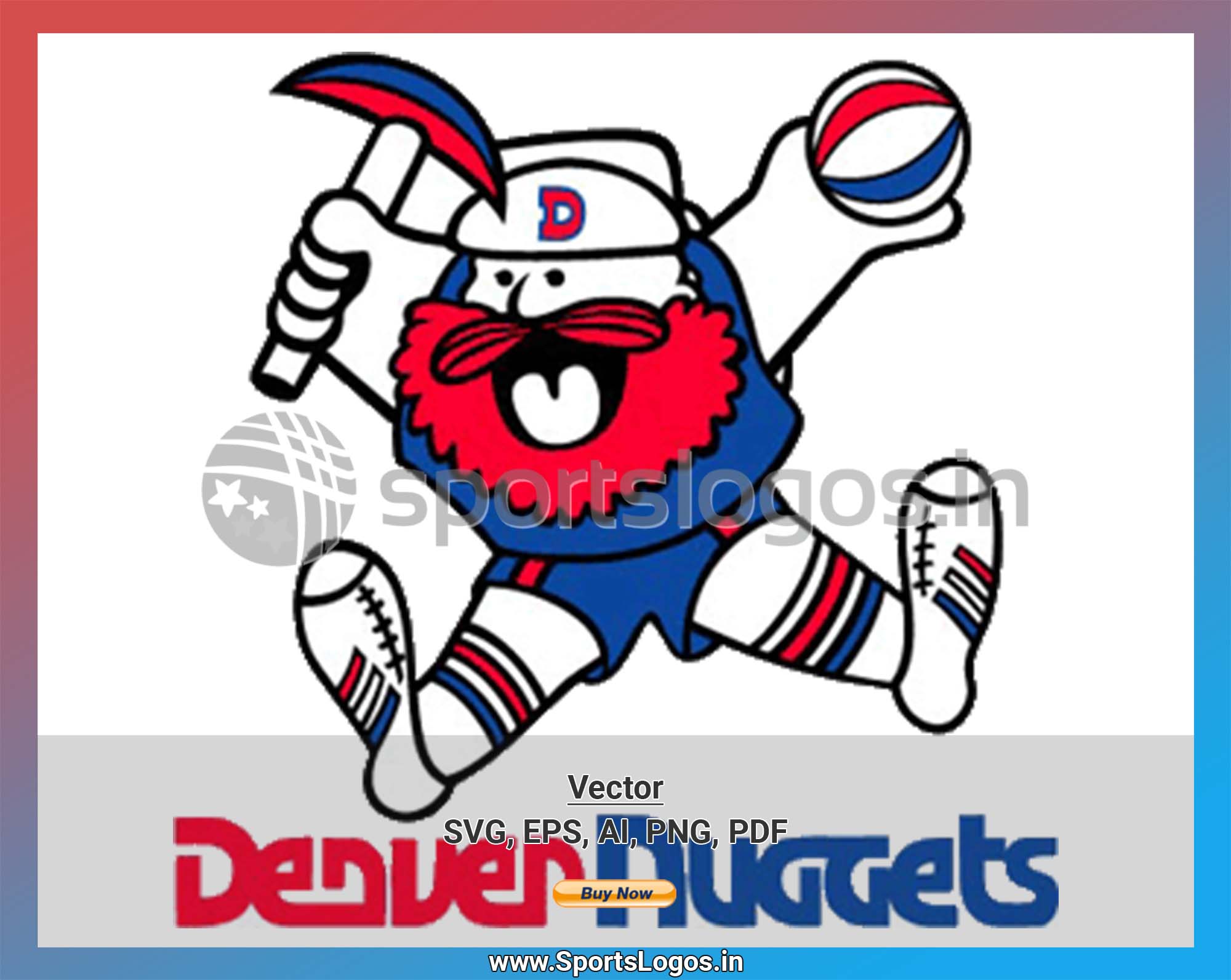 Denver nuggets logo vector 26377420 Vector Art at Vecteezy
