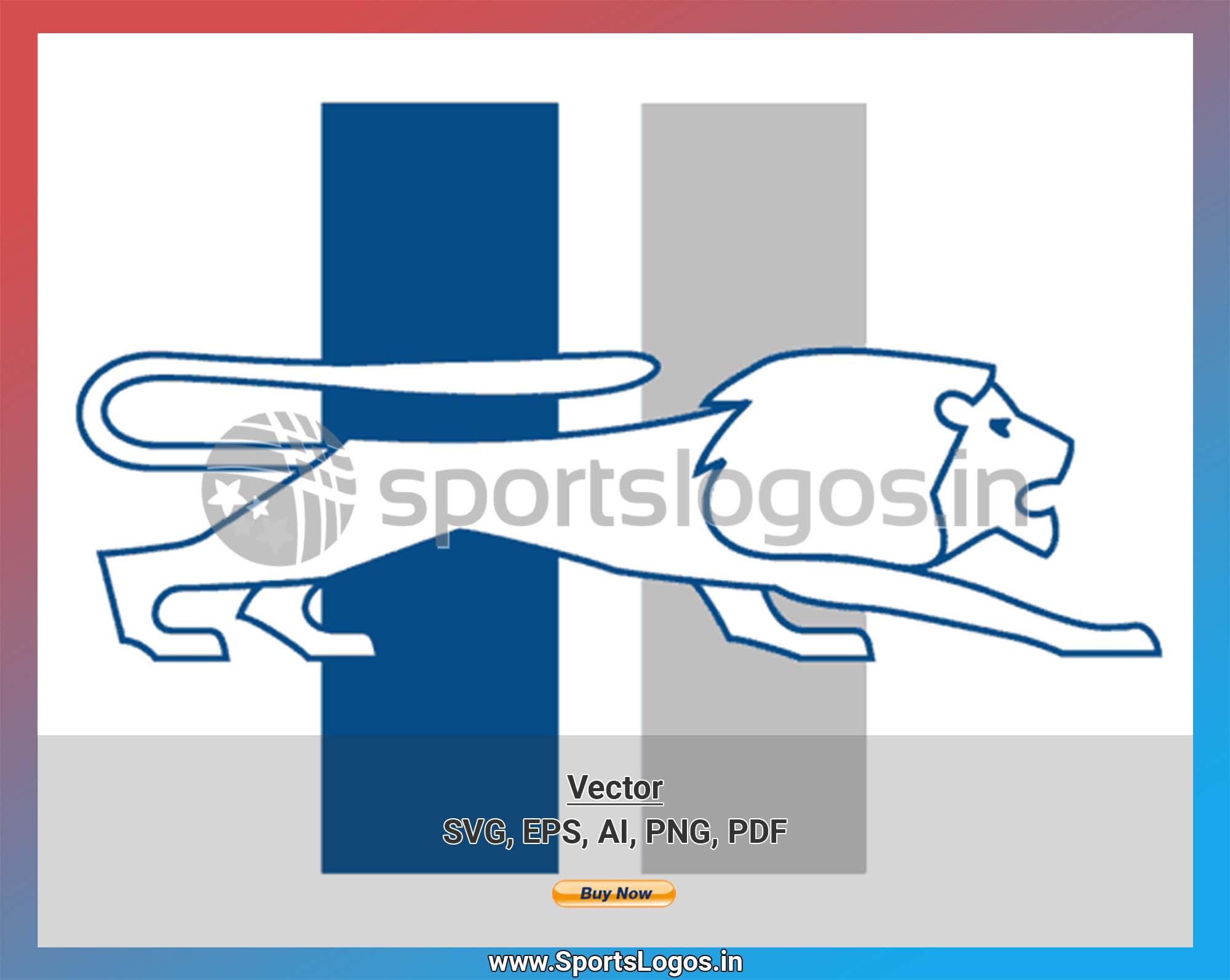 Detroit Lions Logo & Wordmark SVG - Free Sports Logo Downloads