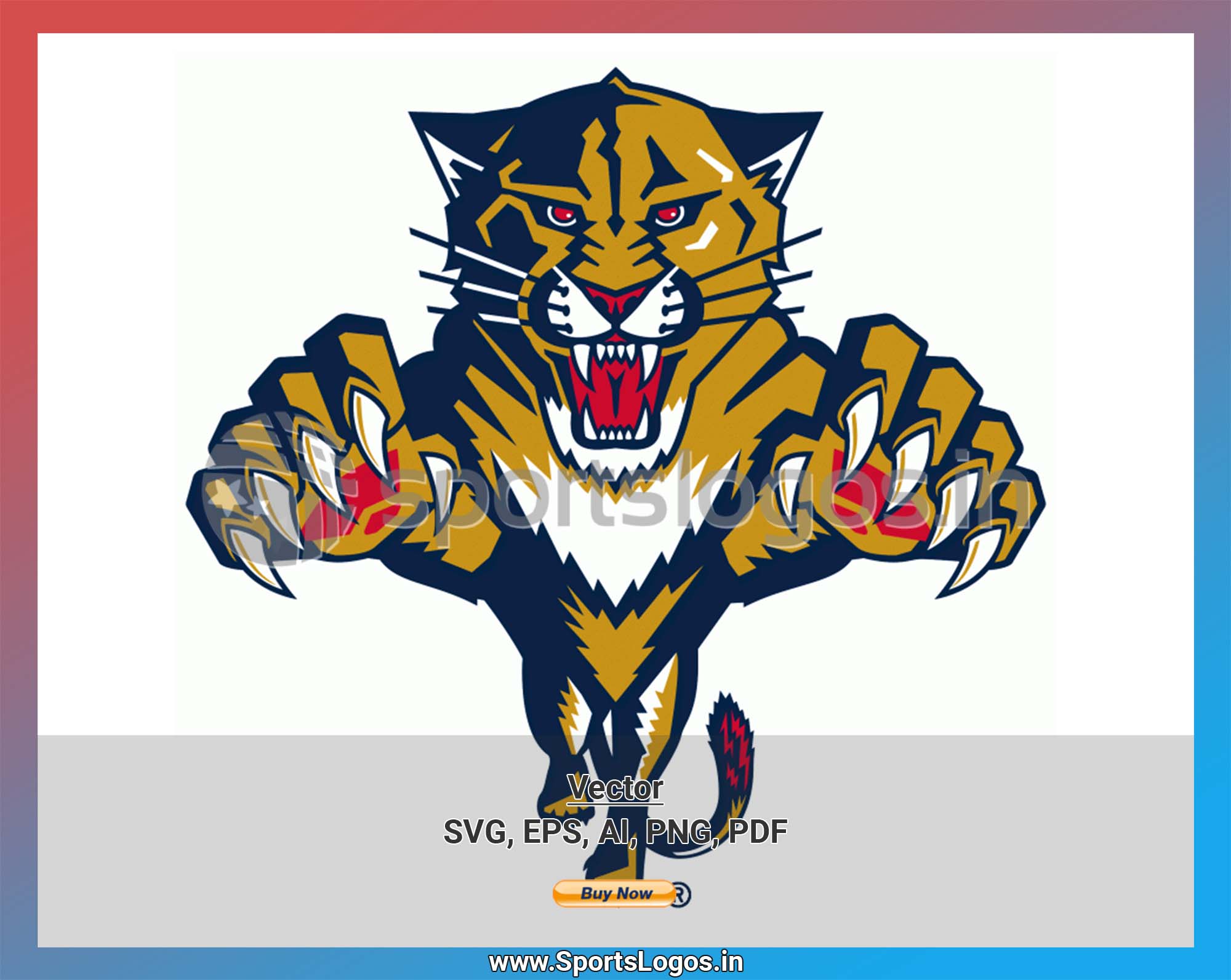 NHL Florida Panthers, Florida Panthers SVG Vector, Florida