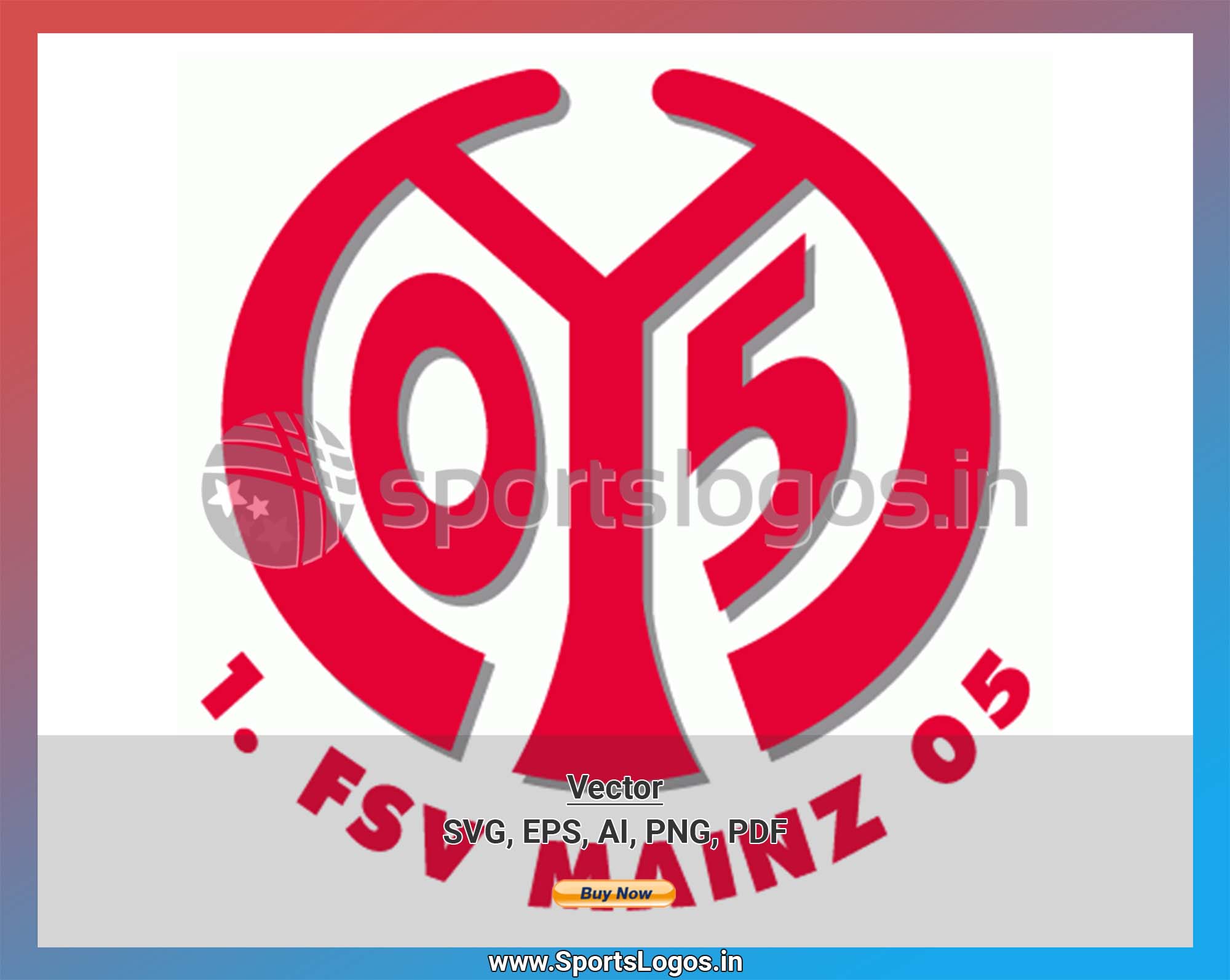 FSV Mainz 05 - Soccer Sports Vector SVG Logo in 5 formats - SPLN001552 ...