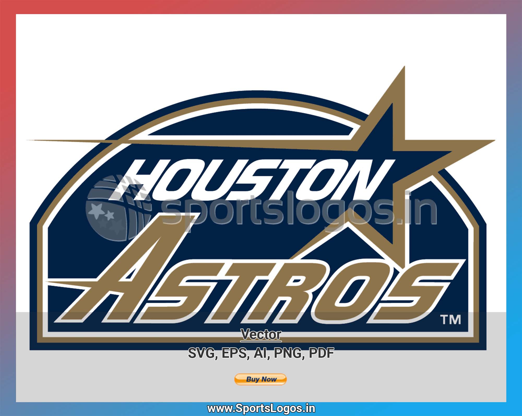 Houston Astros Team SVG, Baseball Astros Star Logo