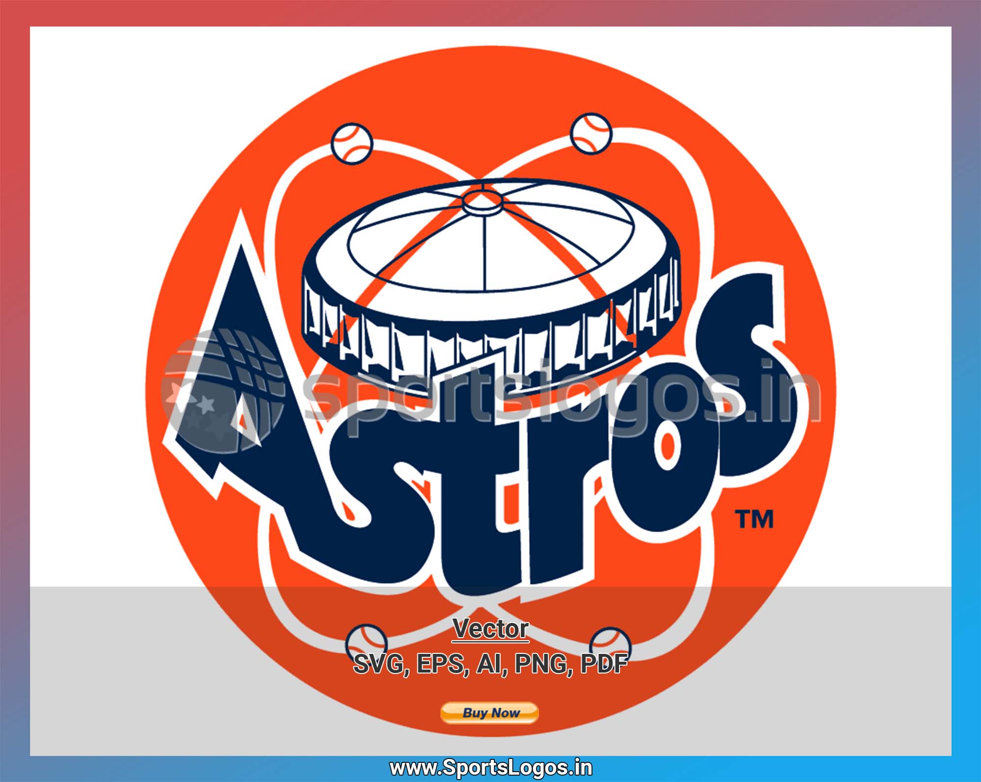 Astros Baseball SVG, Vintage Houston Astros SVG