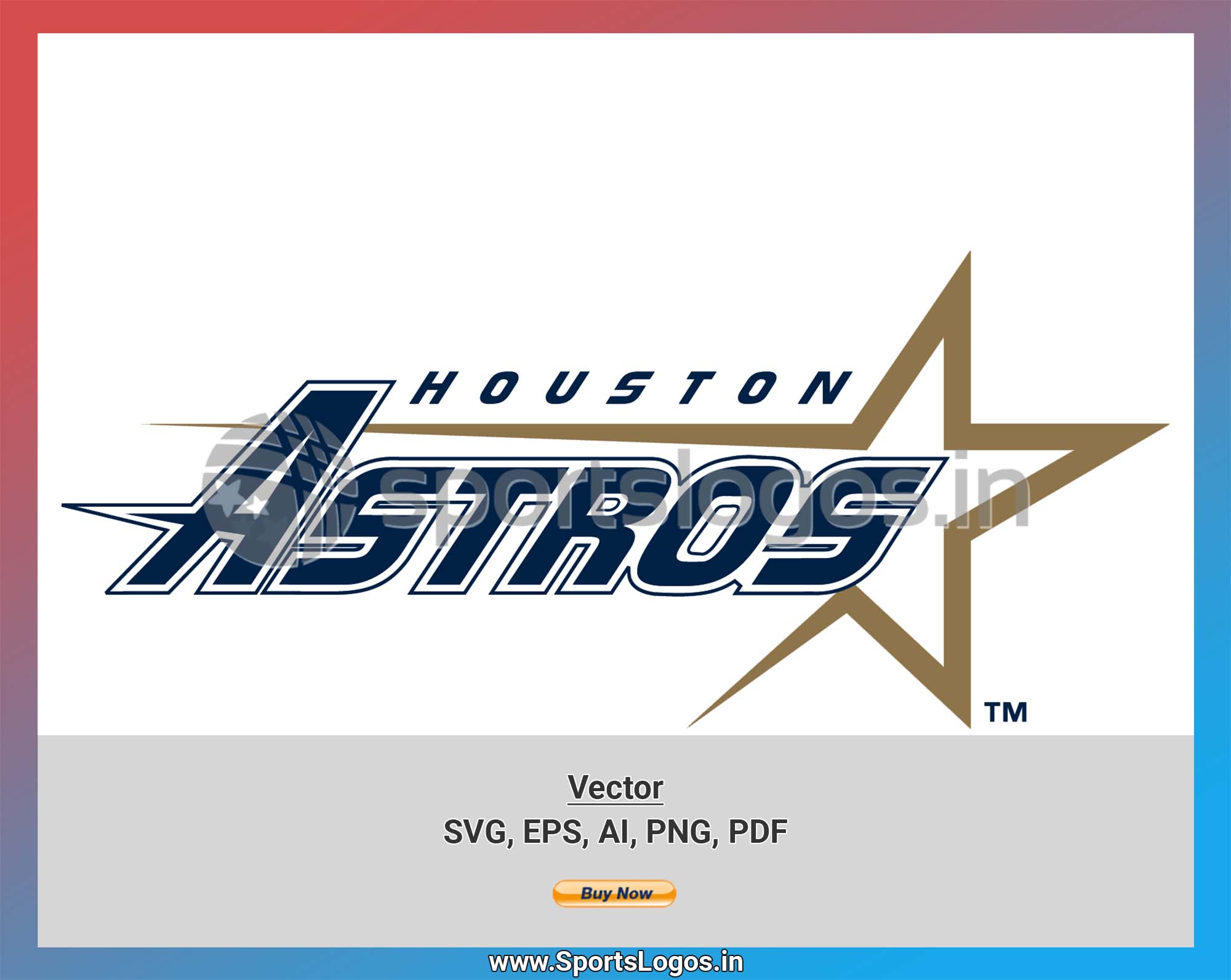 Houston Astros - Baseball Sports Vector SVG Logo in 5 formats - SPLN001887  • Sports Logos - Embroidery & Vector for NFL, NBA, NHL, MLB, MiLB, and more!