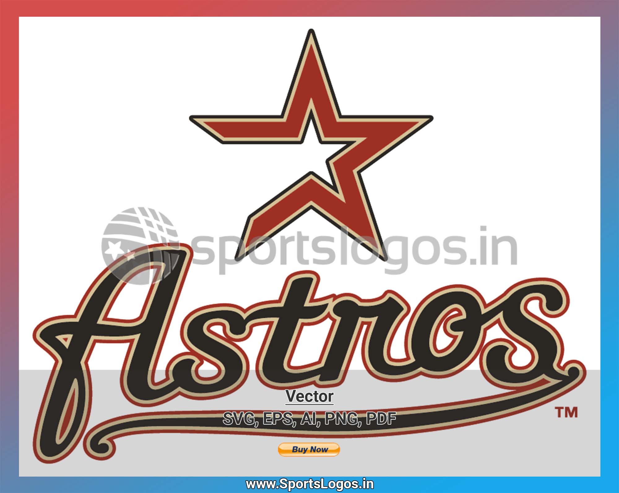 Download Houston Astros Baseball Sports Vector Svg Logo In 5 Formats Spln001888 Sports Logos Embroidery Vector For Nfl Nba Nhl Mlb Milb And More