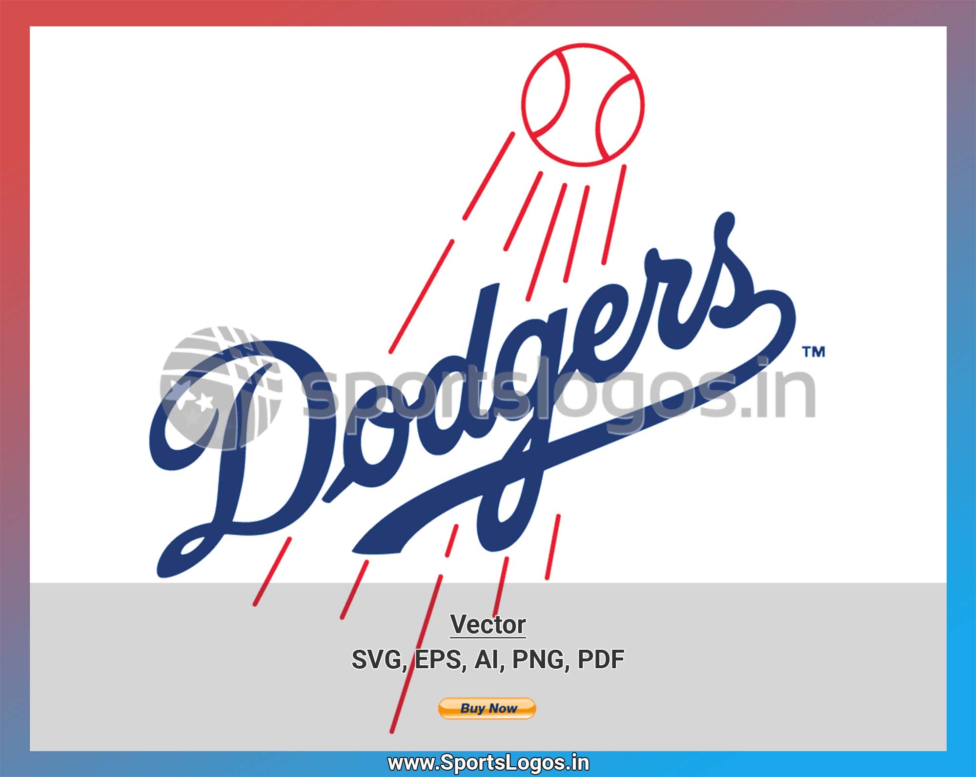 Los Angeles Dodgers - Batting Practice Logo (1972) - Baseball Sports Vector  SVG Logo in 5 formats
