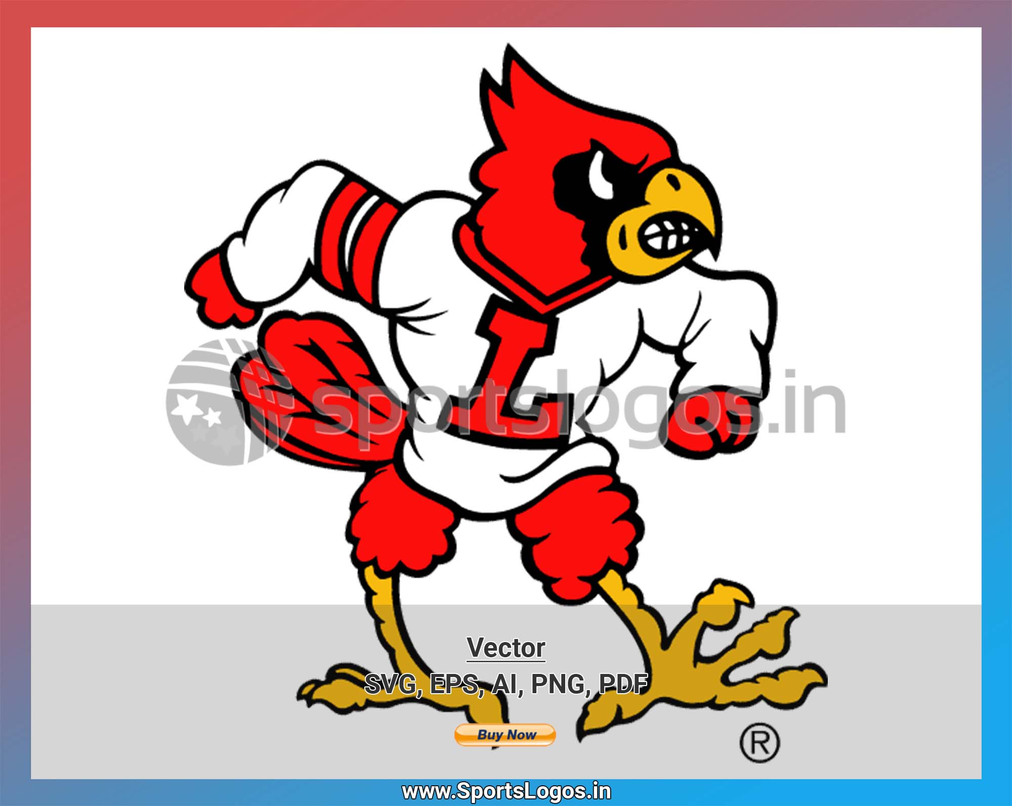 Men's Cutter & Buck Gray Louisville Cardinals Alumni Logo Charter