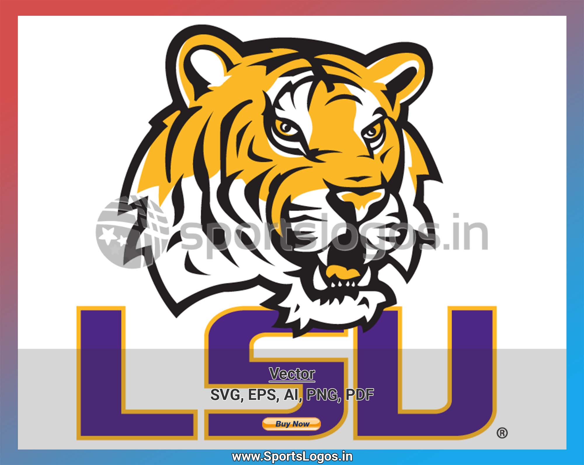 Download Lsu Tigers College Sports Vector Svg Logo In 5 Formats Spln002484 Sports Logos Embroidery Vector For Nfl Nba Nhl Mlb Milb And More