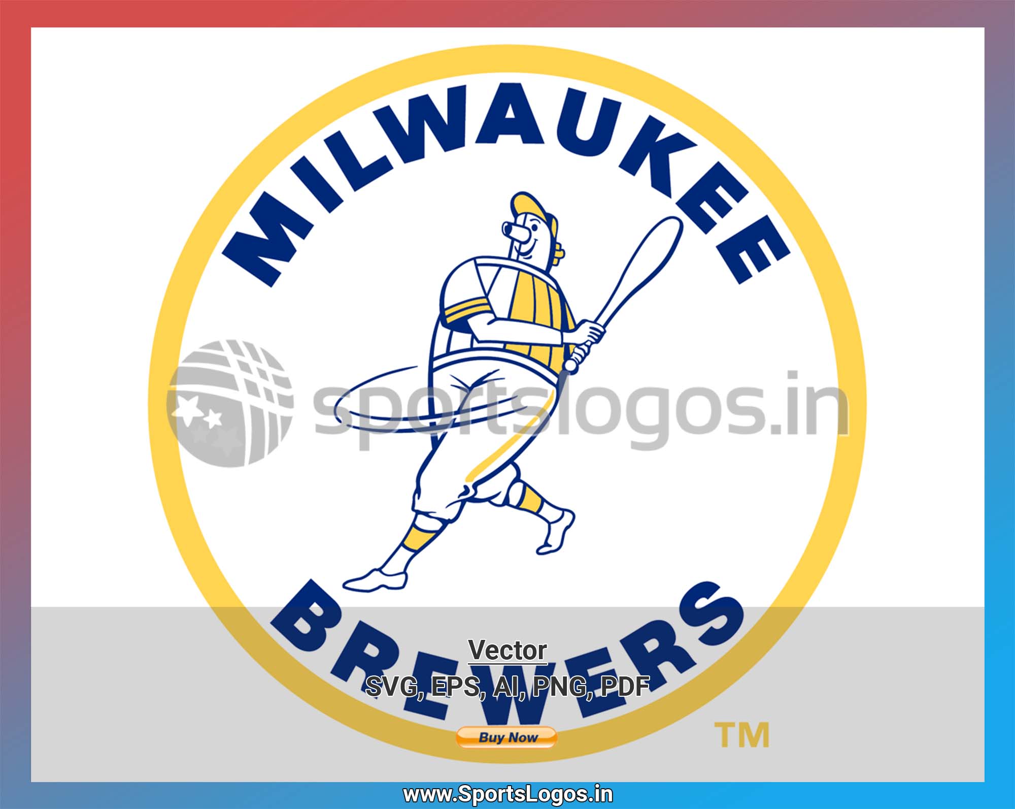 Milwaukee Brewers Logo SVG, Milwaukee Brewers Baseball