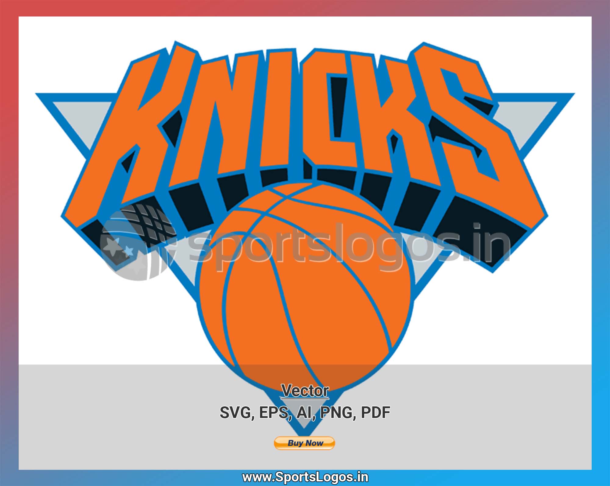 New York Knicks - Basketball Sports Vector SVG Logo in 5 ...