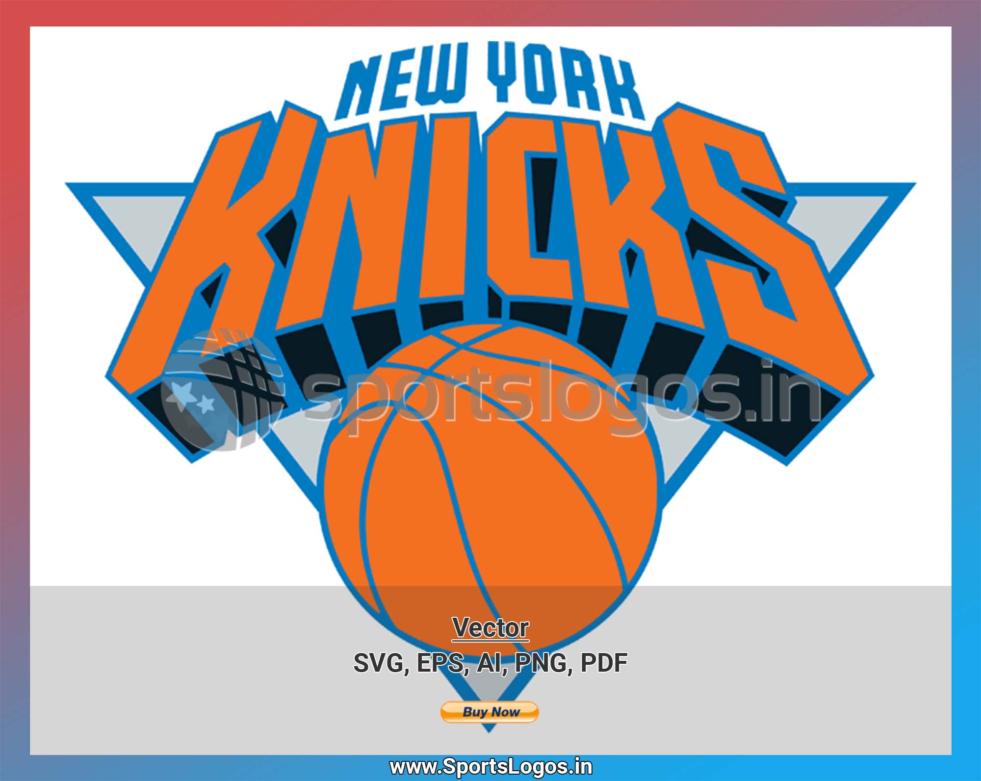 New York Knicks Basketball Sports Vector Svg Logo In 5 Formats Spln002984 Sports Logos Embroidery Vector For Nfl Nba Nhl Mlb Milb And More