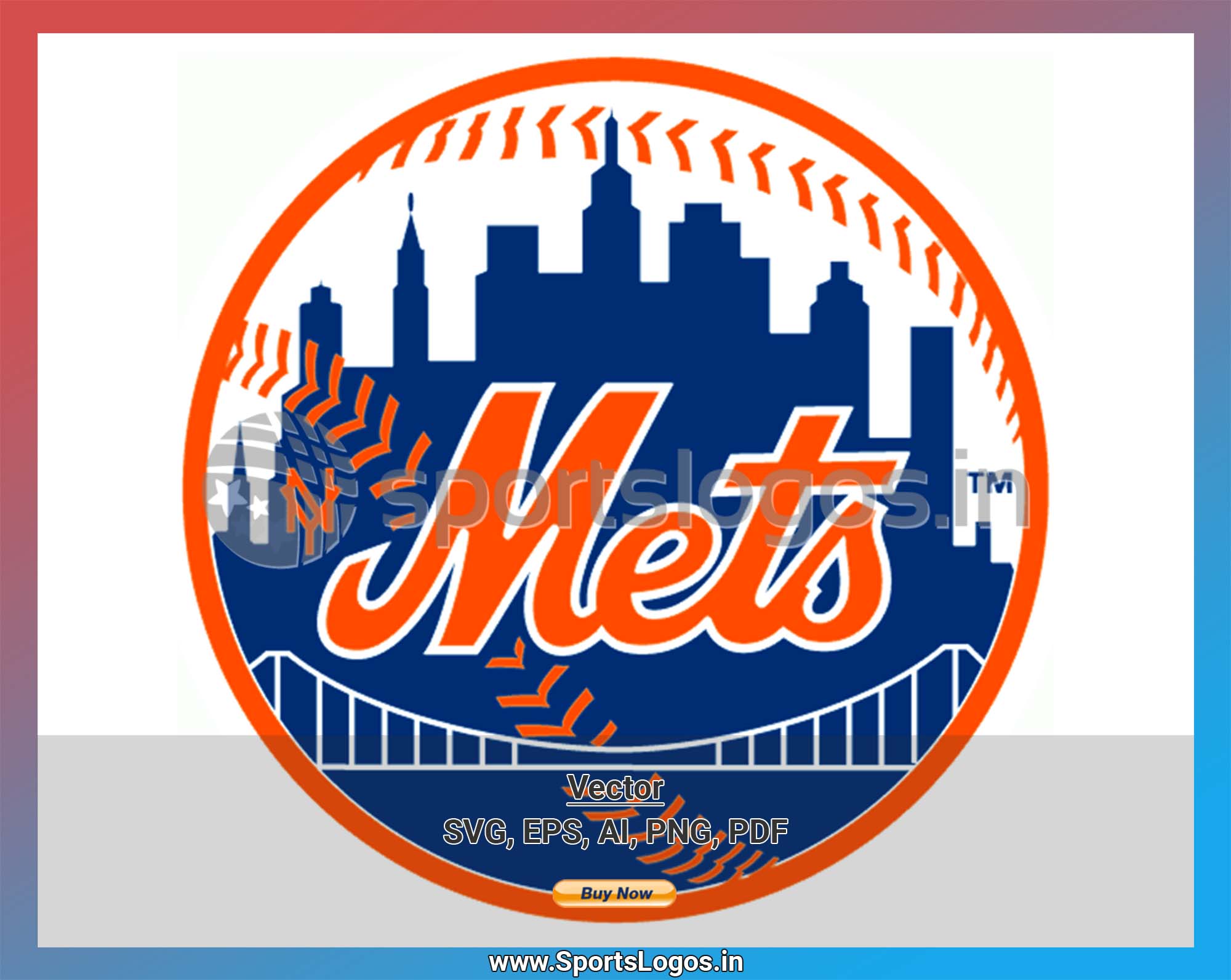 New York Mets - 1993-1998, National League, Baseball Sports Vector/SVG ...