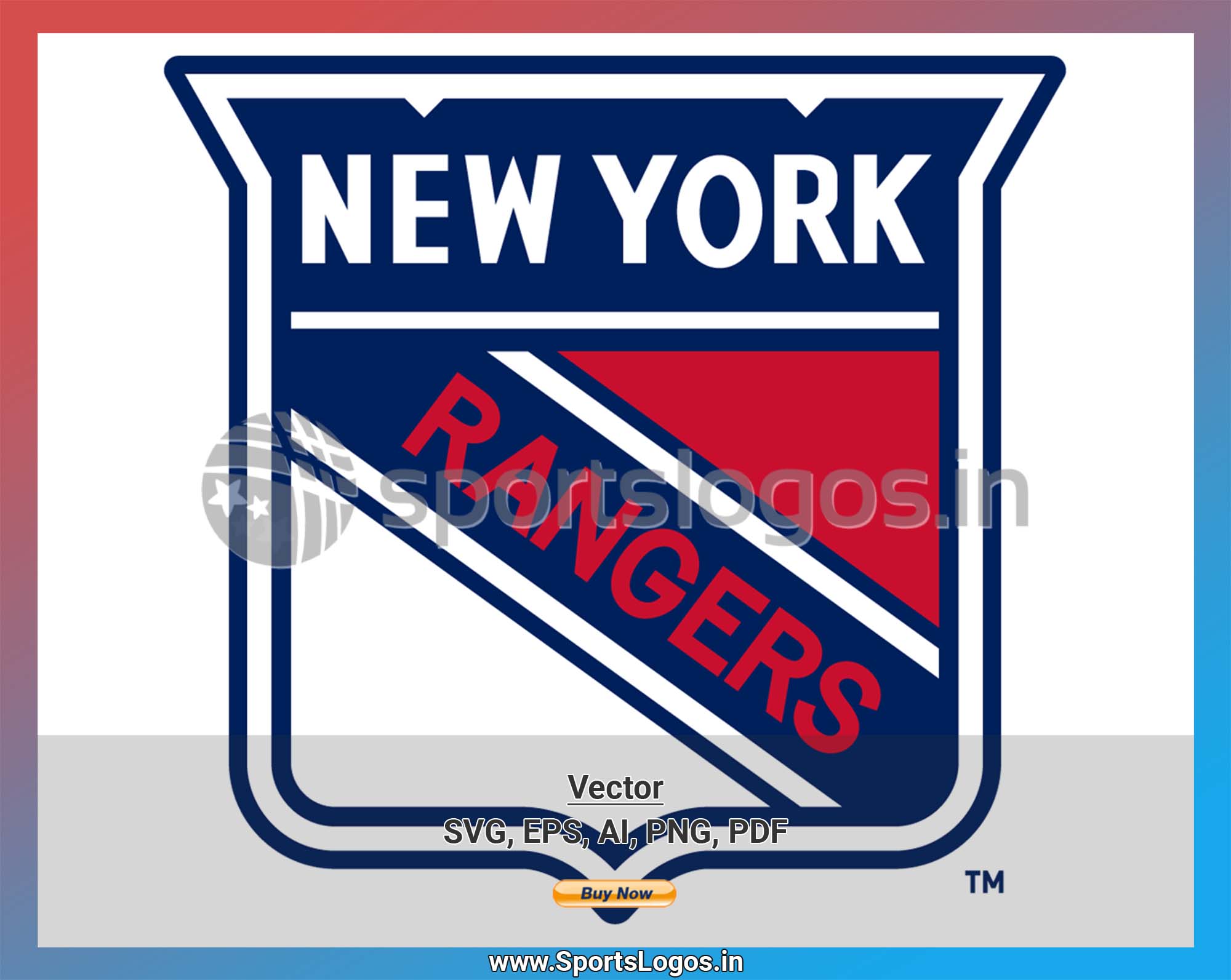 New York Rangers Jersey Letters Rangers SVG - Free Sports Logo Downloads