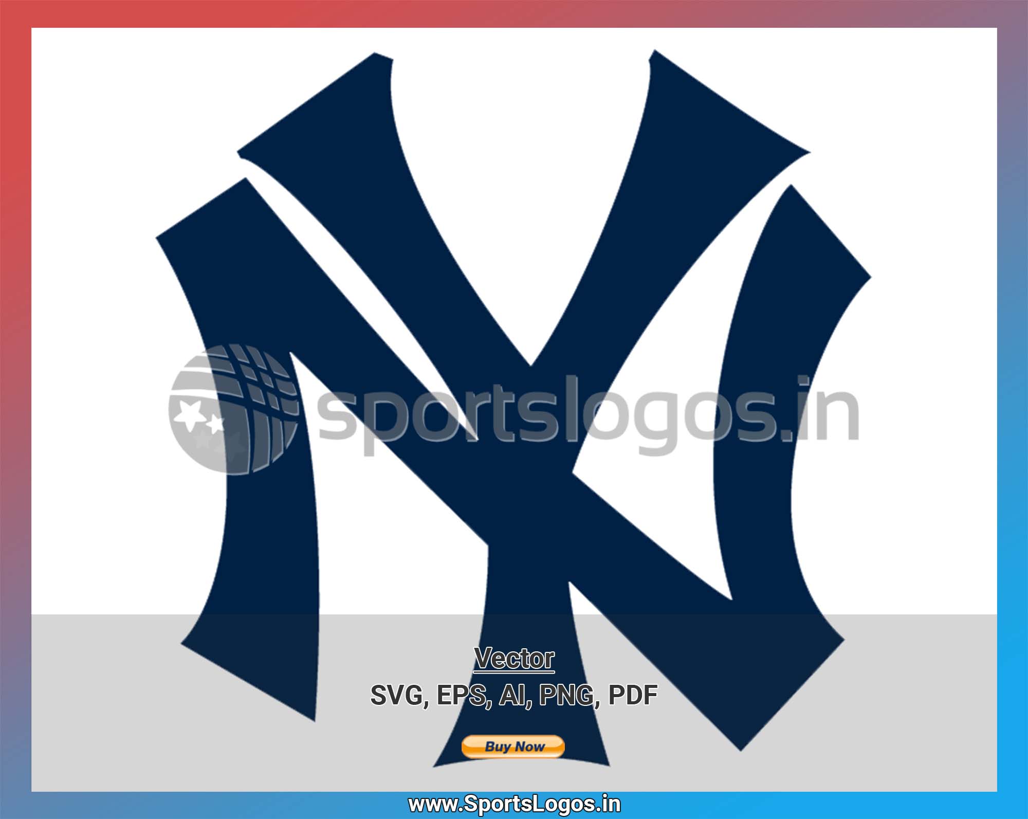 Download New York Yankees Baseball Sports Vector Svg Logo In 5 Formats Spln003004 Sports Logos Embroidery Vector For Nfl Nba Nhl Mlb Milb And More