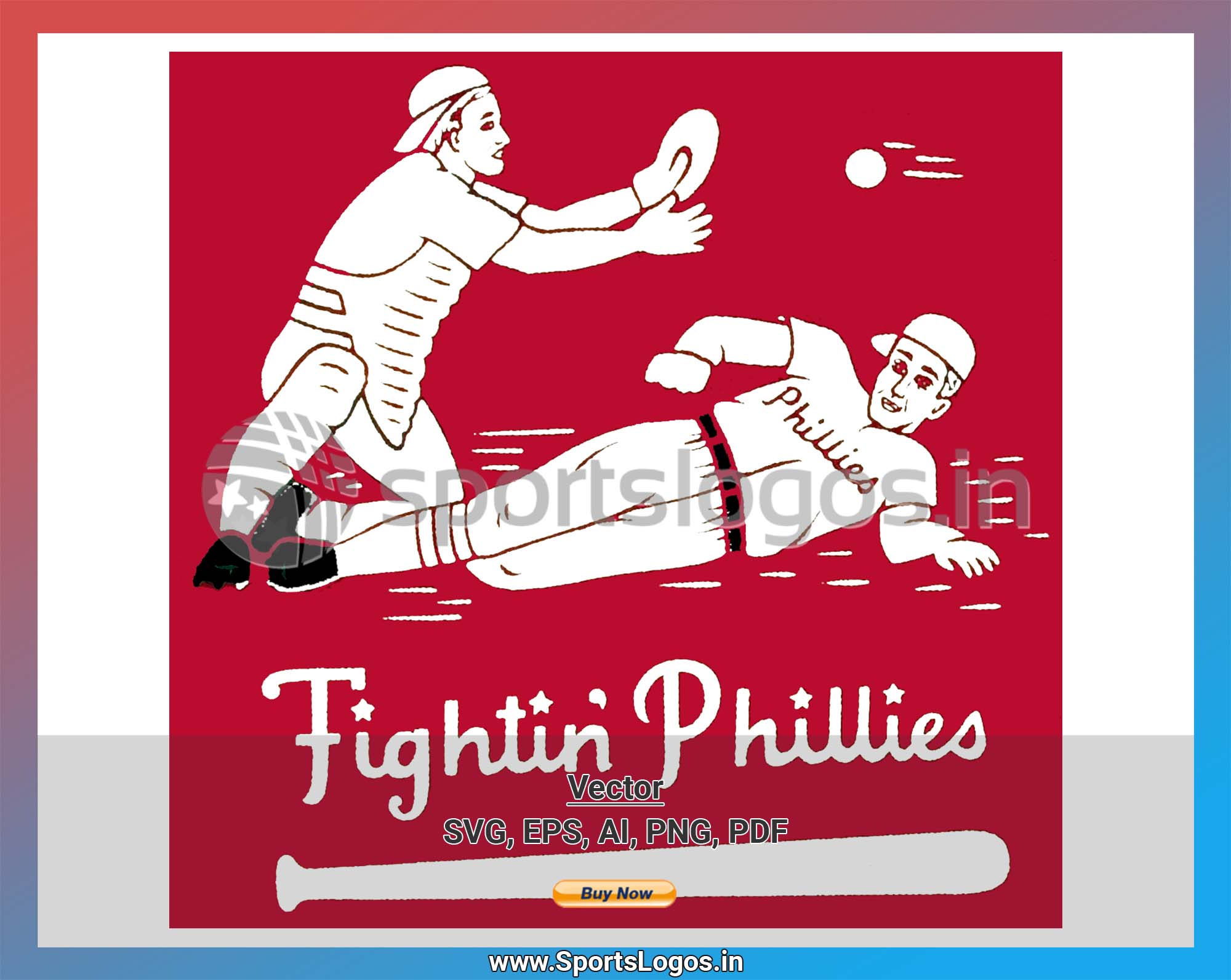 Philadelphia Phillies - Primary Logo - Baseball Sports Vector SVG Logo in 5  formats