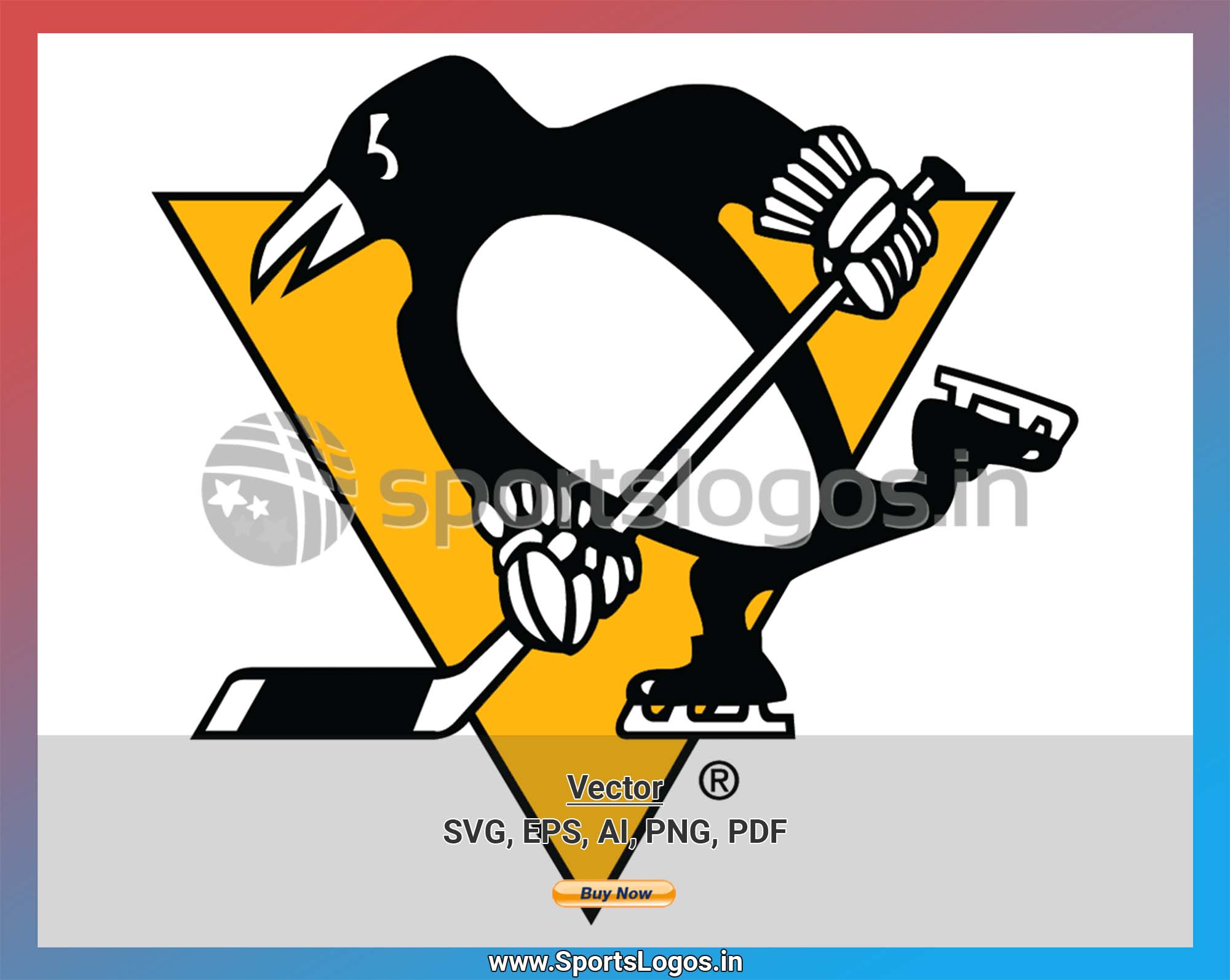 Penguins hockey jersey template.eps Royalty Free Stock SVG Vector
