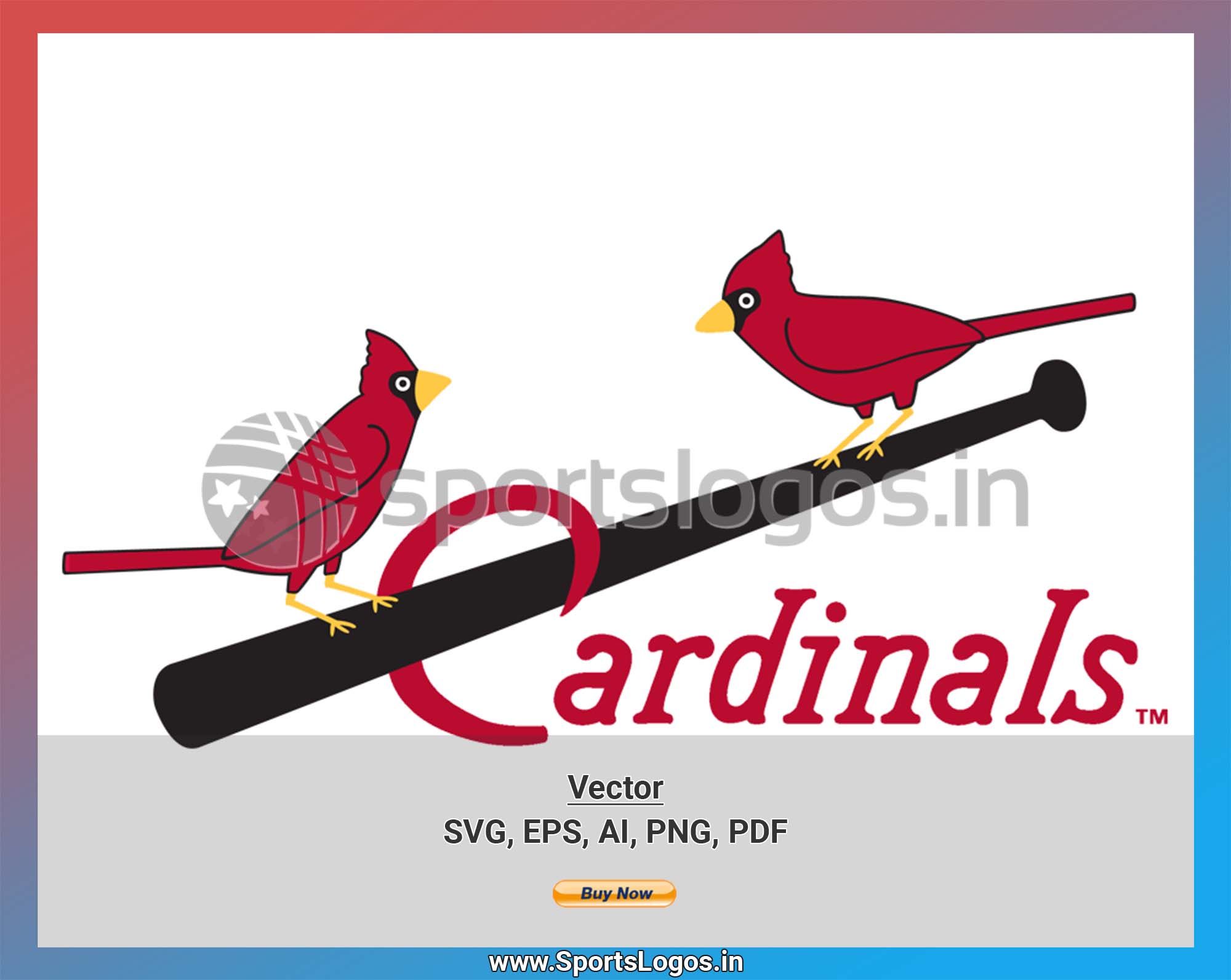 St. Louis Cardinals - Baseball Sports Vector SVG Logo in 5 formats -  SPLN004190 • Sports Logos - Embroidery & Vector for NFL, NBA, NHL, MLB,  MiLB, and more!