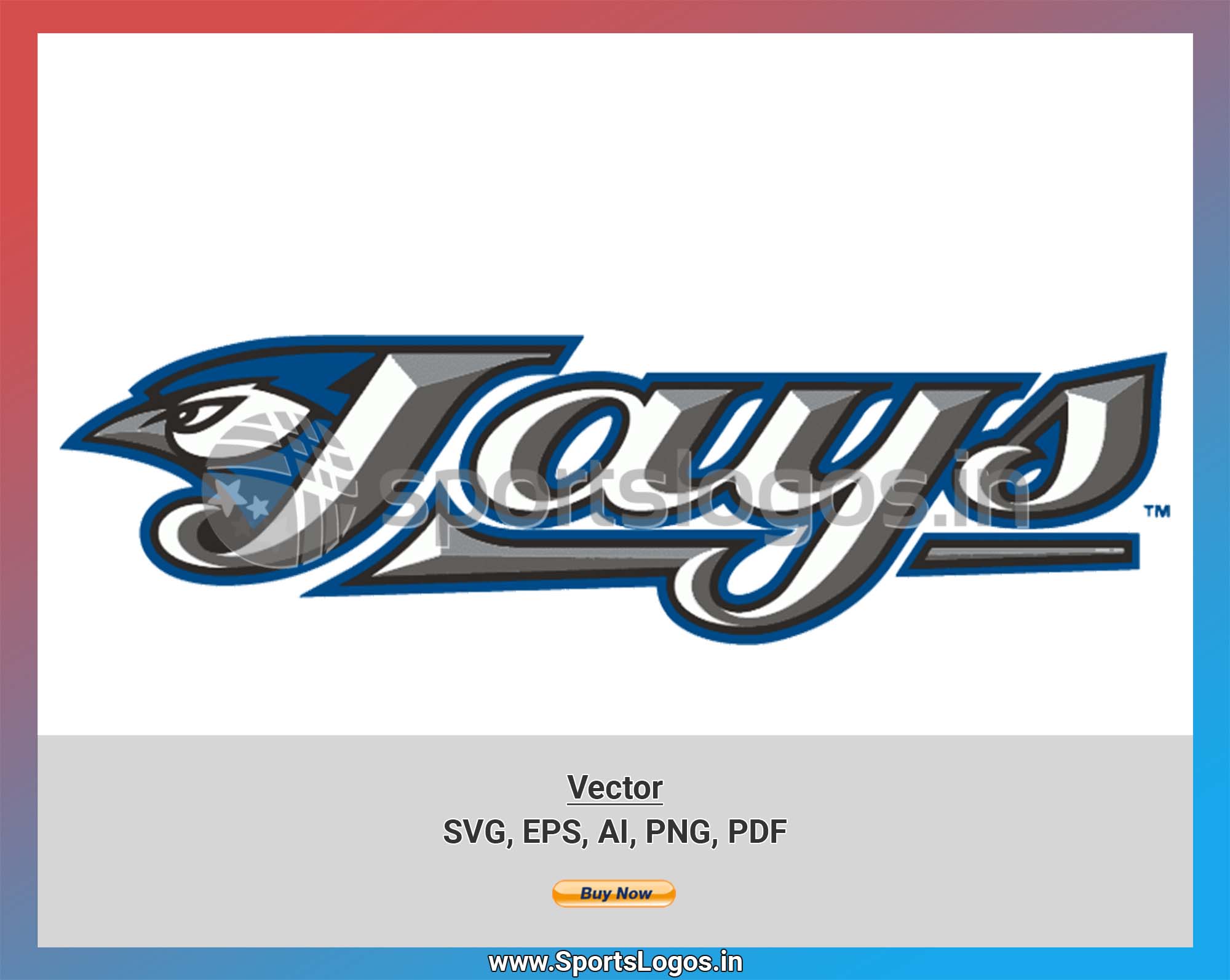 Toronto Blue Jays - Baseball Sports Vector SVG Logo in 5 formats -  SPLN004459 • Sports Logos - Embroidery & Vector for NFL, NBA, NHL, MLB,  MiLB, and more!