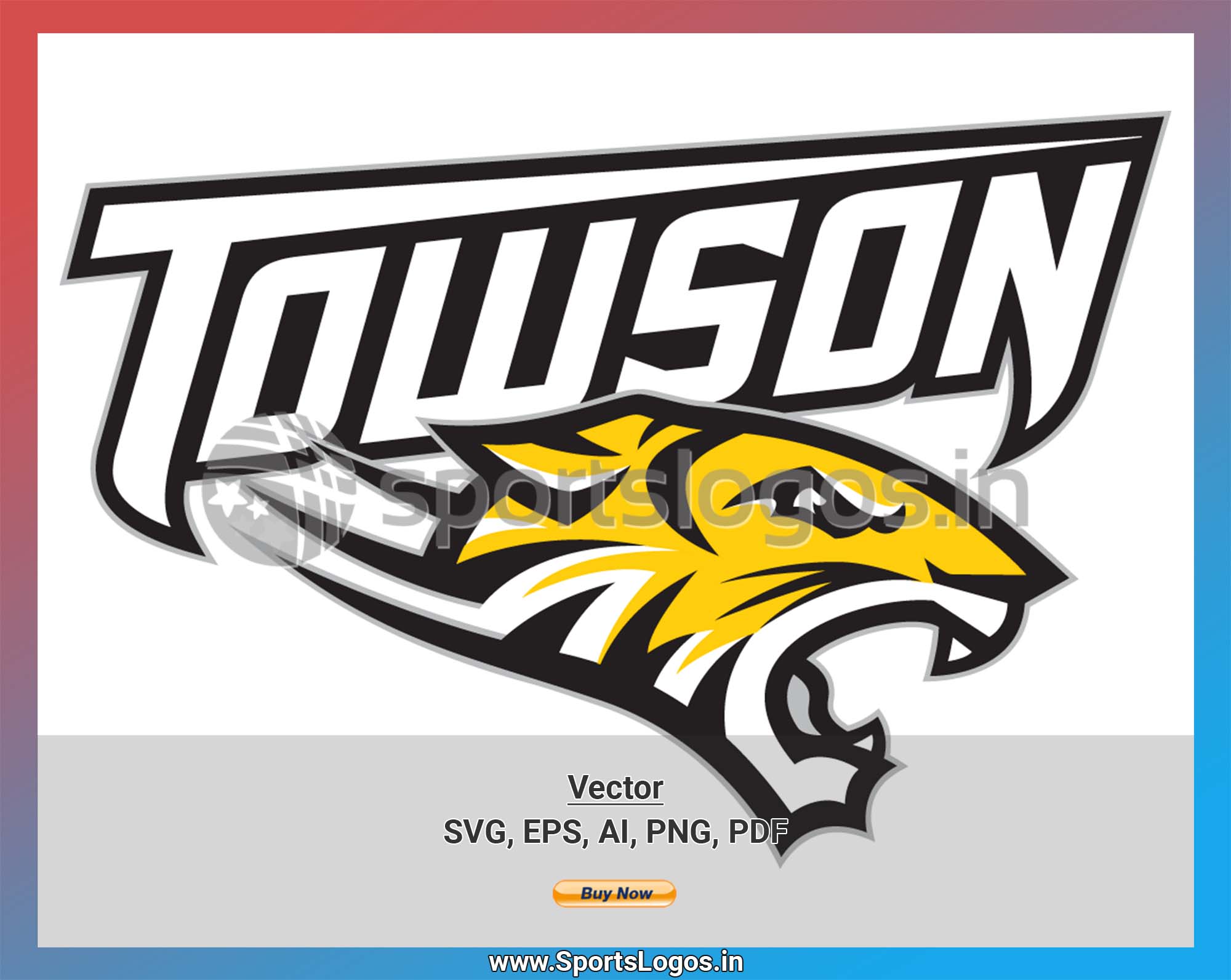 Towson Tigers Logo mug