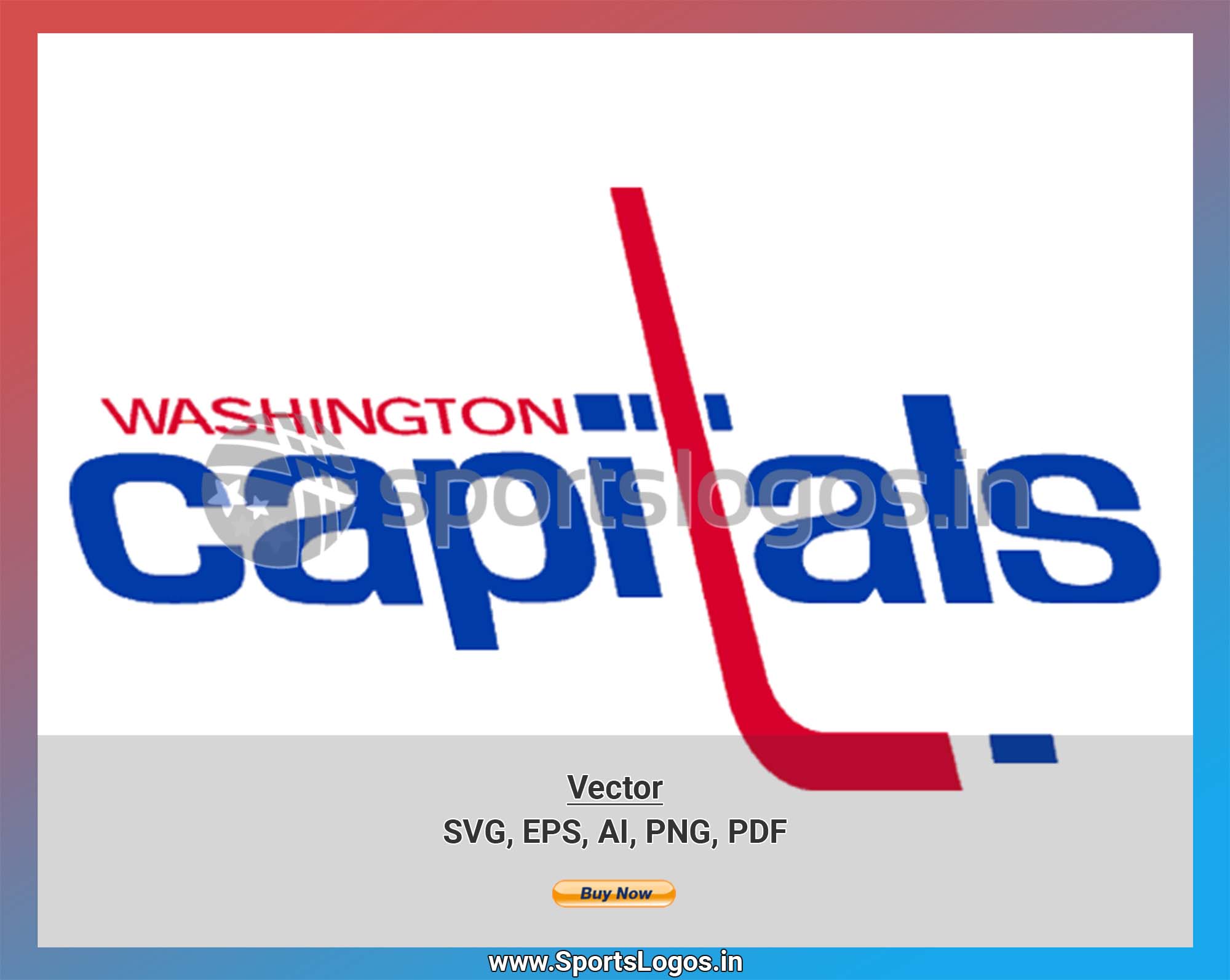 Realistic Sport Shirt Washington Capitals Jersey Stock Vector (Royalty  Free) 1305642223
