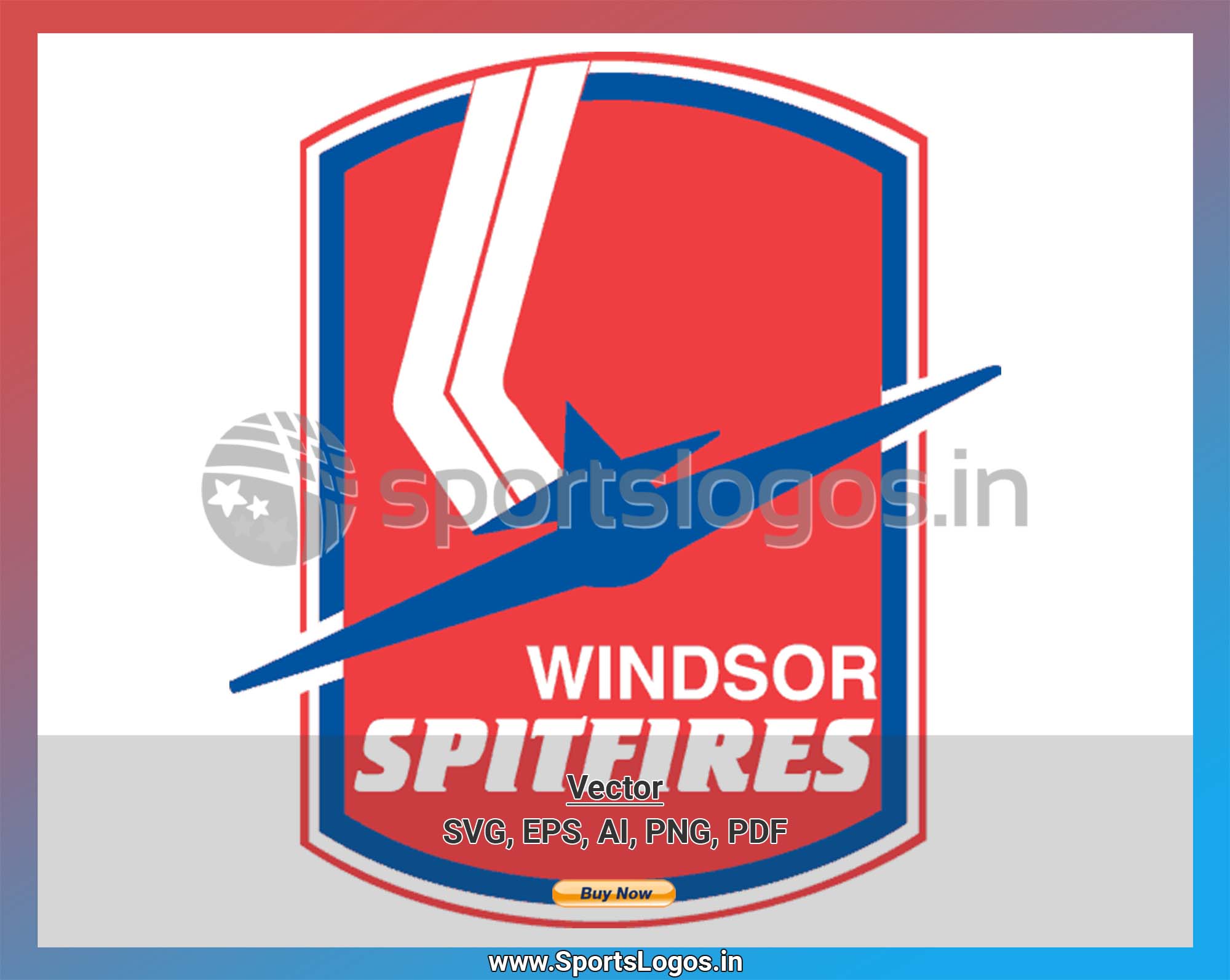 Logos of the Windsor Spitfires OHL (1975/76 - Pres.)
