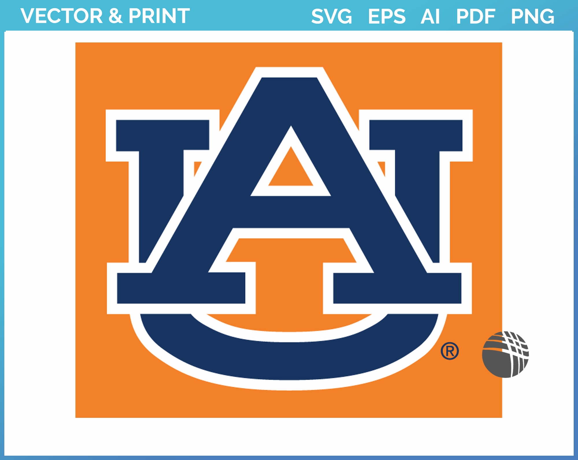 Auburn Tigers Alternate Logo College Sports Vector Svg Logo