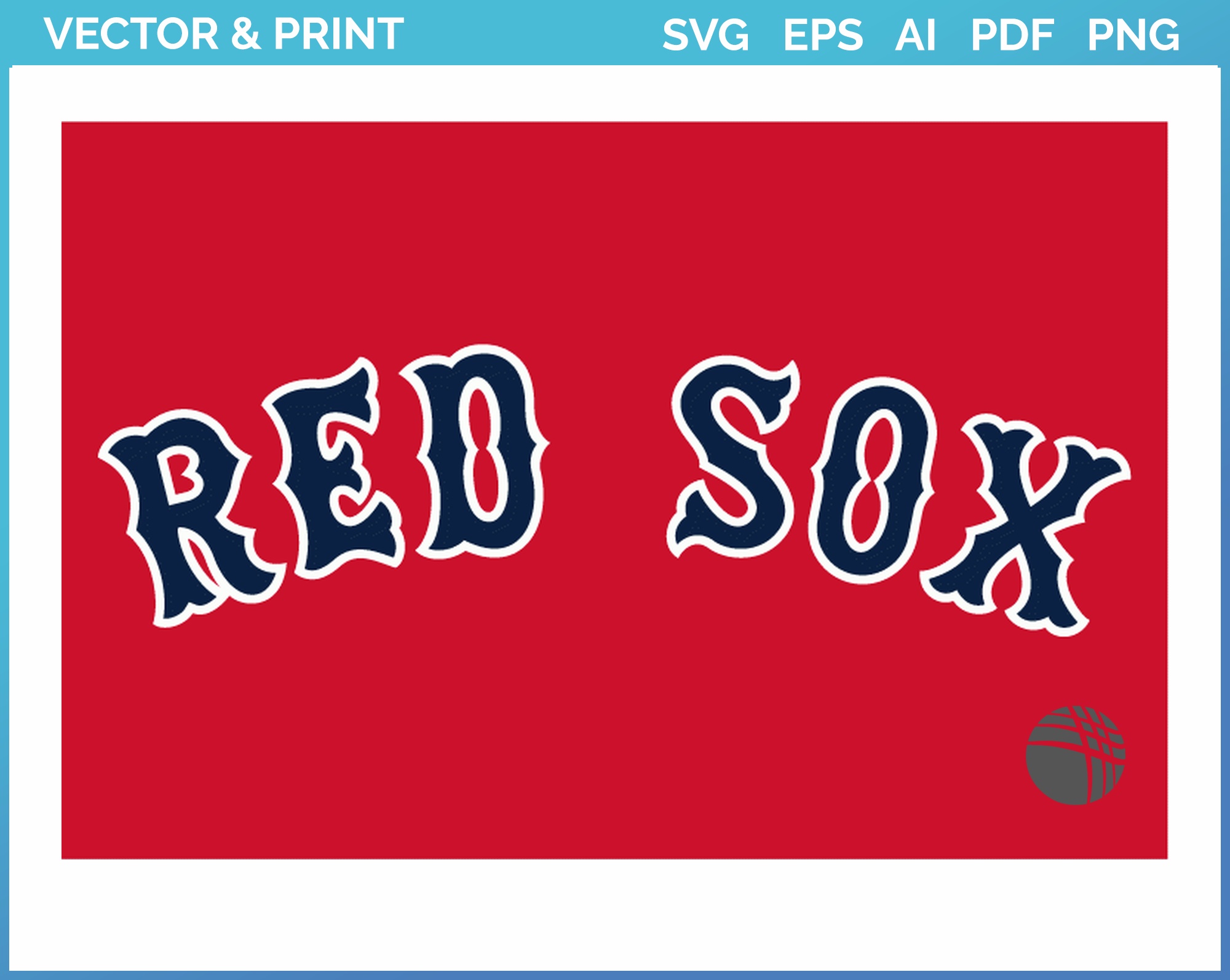 Boston Red Sox - Jersey Logo (2003) - Baseball Sports Vector SVG
