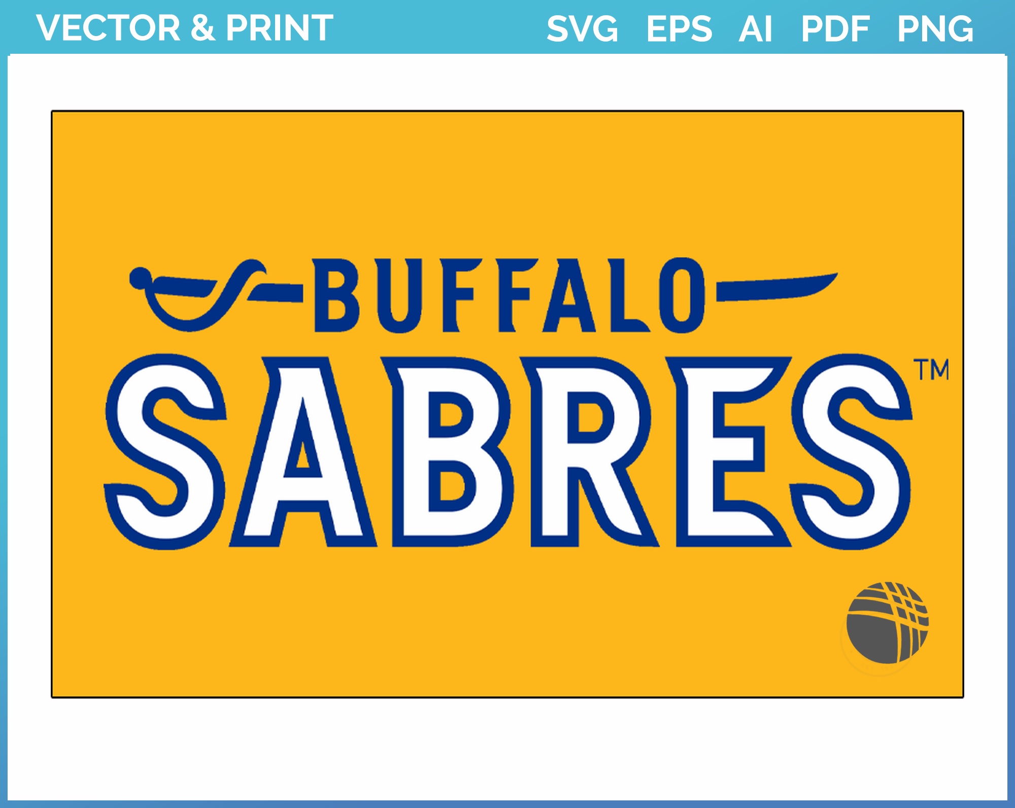 Buffalo Sabres Logo SVG - Free Sports Logo Downloads