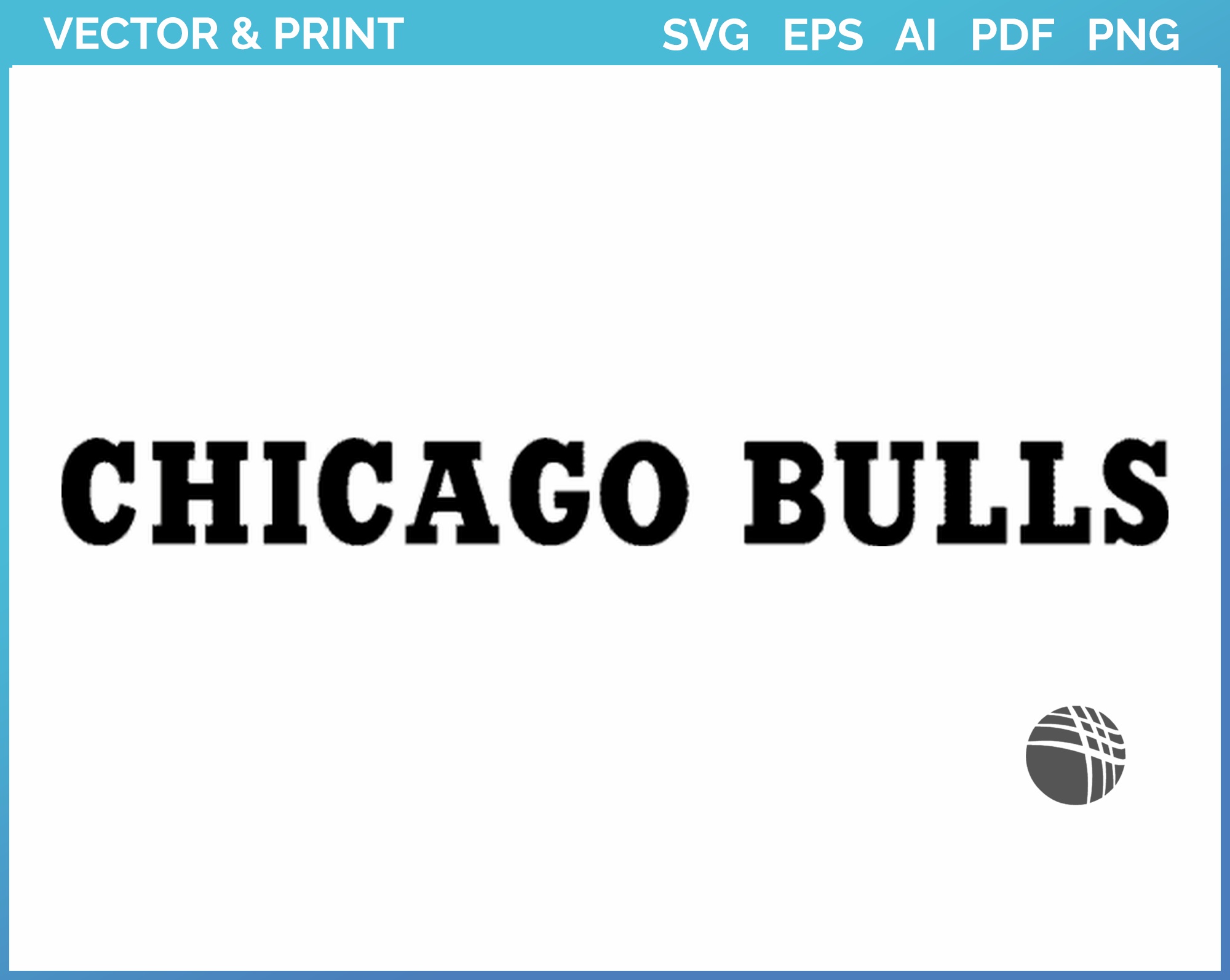 Chicago Bulls Wordmark Logo Vector - Vectorseek in 2023