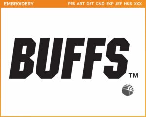 Colorado Buffaloes - Wordmark Logo (2006) - College Sports Embroidery Logo in 4 sizes & 8 formats - SPLN006528
