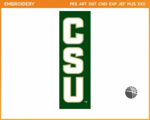 Colorado State Rams - Wordmark Logo (2015) - College Sports Embroidery Logo in 4 sizes & 8 formats - SPLN006552