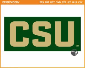 Colorado State Rams - Wordmark Logo (2015) - College Sports Embroidery Logo in 4 sizes & 8 formats - SPLN006561