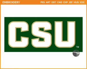 Colorado State Rams - Wordmark Logo (2015) - College Sports Embroidery Logo in 4 sizes & 8 formats - SPLN006567