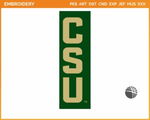 Colorado State Rams - Wordmark Logo (2015) - College Sports Embroidery Logo in 4 sizes & 8 formats - SPLN006568