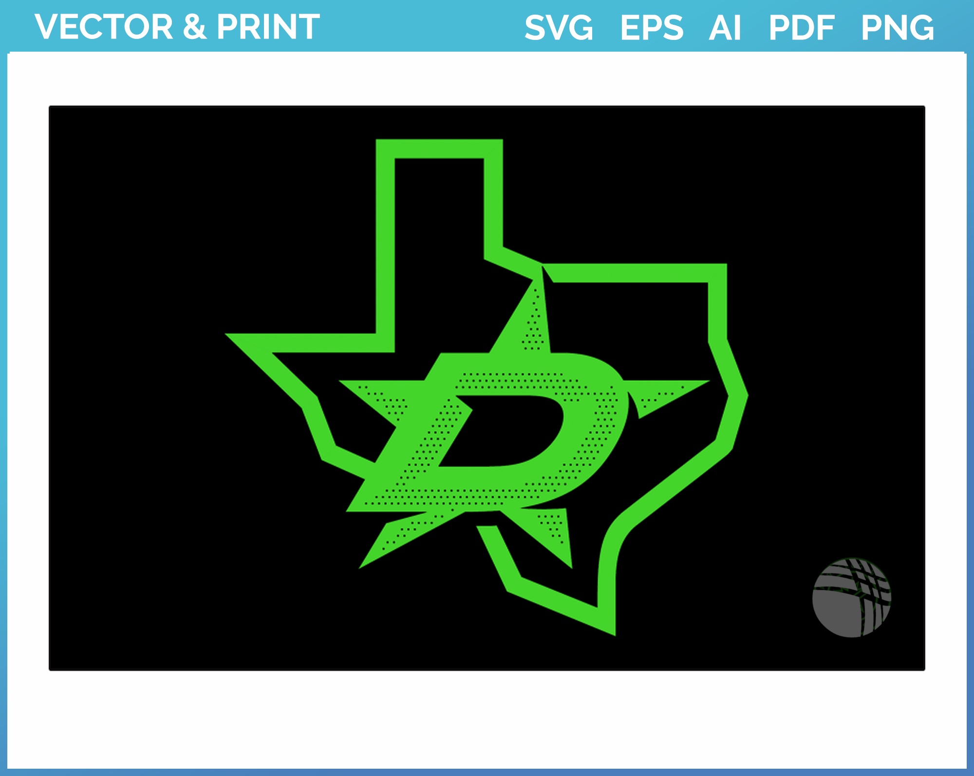 Dallas Stars Jersey Logo (2020) Hockey Sports Vector SVG Logo in 5