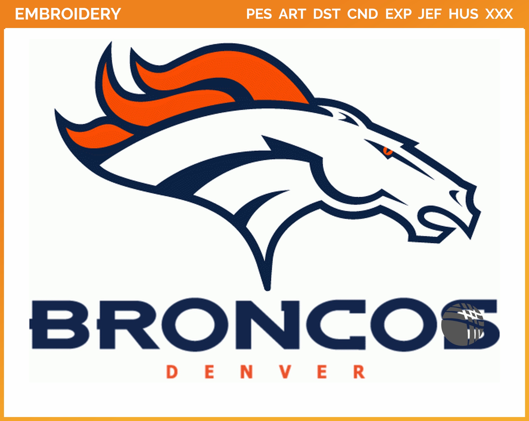 Denver Broncos logo by Kalle K. at