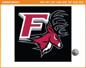 Fairfield Stags - Secondary Logo (2002) - College Sports Embroidery Logo in 4 sizes & 8 formats - SPLN006830