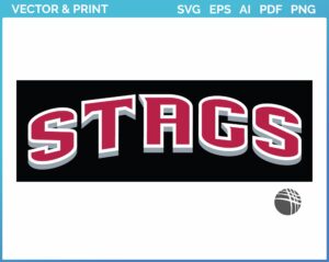 Fairfield Stags - Wordmark Logo (2002) - College Sports Vector SVG Logo in 5 formats - SPLN006839