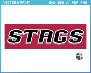 Fairfield Stags - Wordmark Logo (2002) - College Sports Vector SVG Logo in 5 formats - SPLN006841