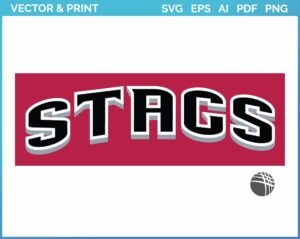 Fairfield Stags - Wordmark Logo (2002) - College Sports Vector SVG Logo in 5 formats - SPLN006846
