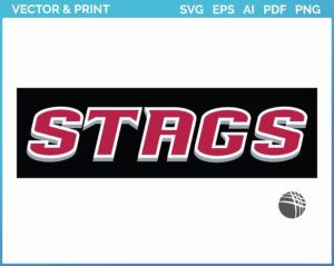 Fairfield Stags - Wordmark Logo (2002) - College Sports Vector SVG Logo in 5 formats - SPLN006849