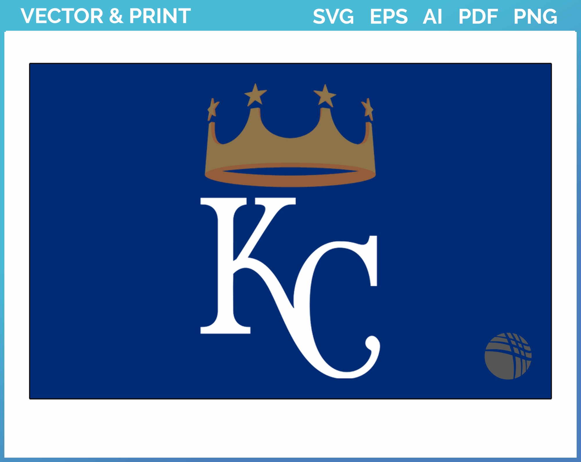 Kansas City Royals - Batting Practice Logo (2016) - Baseball