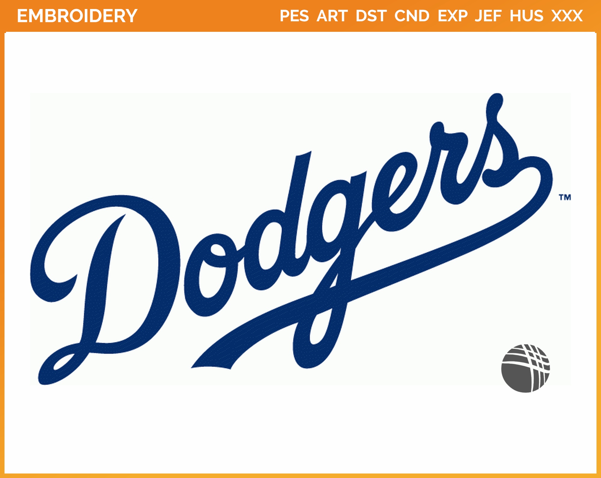 Los Angeles Dodgers - Jersey Logo (2014) - Baseball Sports Vector
