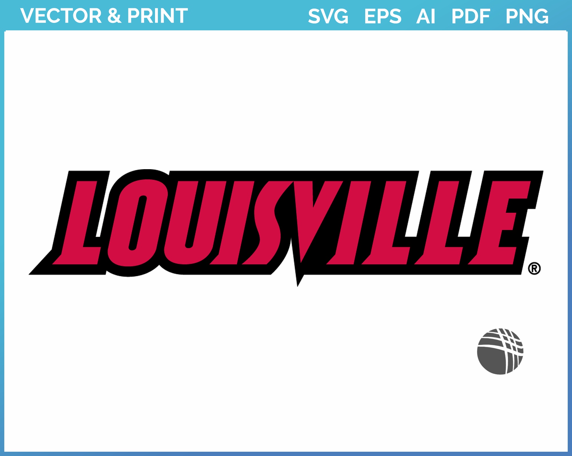 Louisville Cardinals Womens Script Wordmark Fur Cross Slide