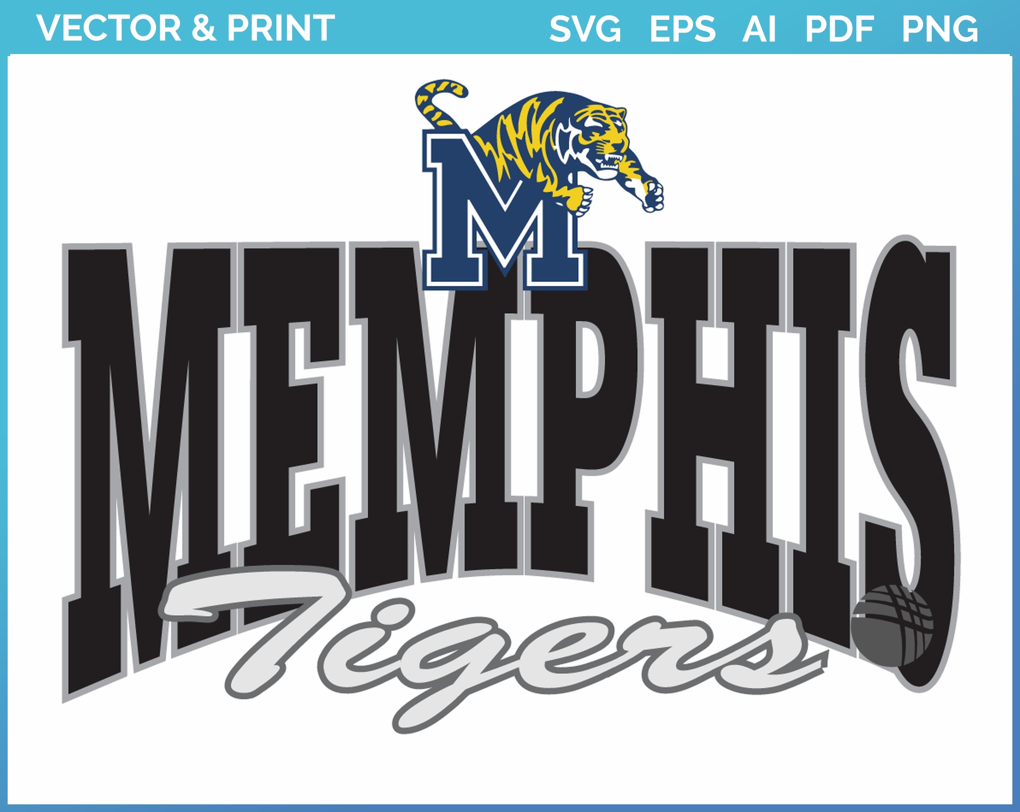 University of Memphis Svg 