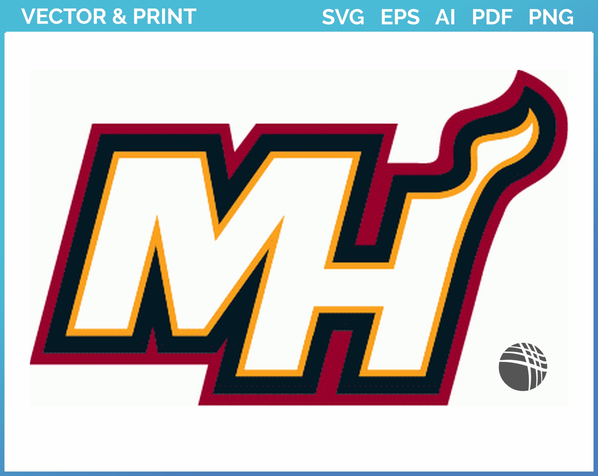 Miami Heat Logo Color Scheme » Black »