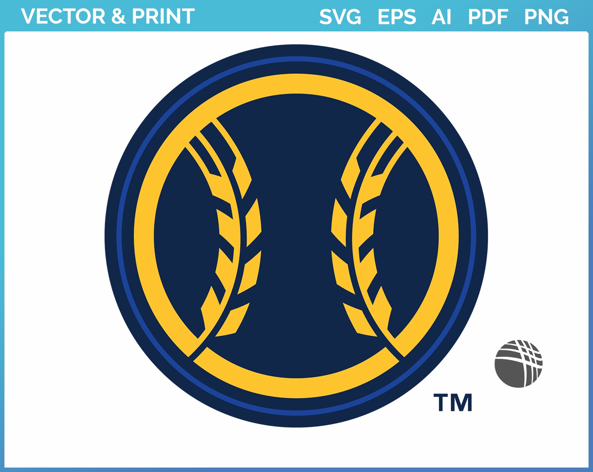 Milwaukee Brewers - Alternate Logo (2020) - Baseball Sports Vector